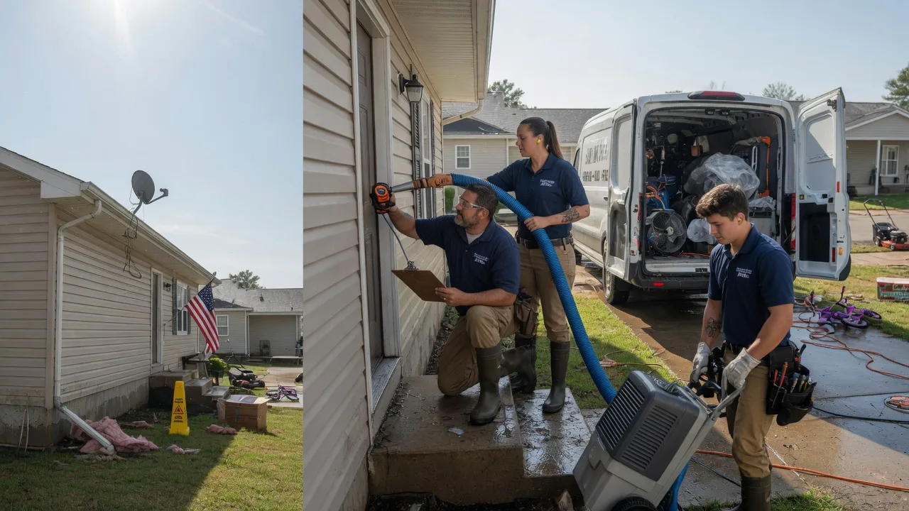 Ceiling Water Damage Restoration in Ellerbe, NC near me